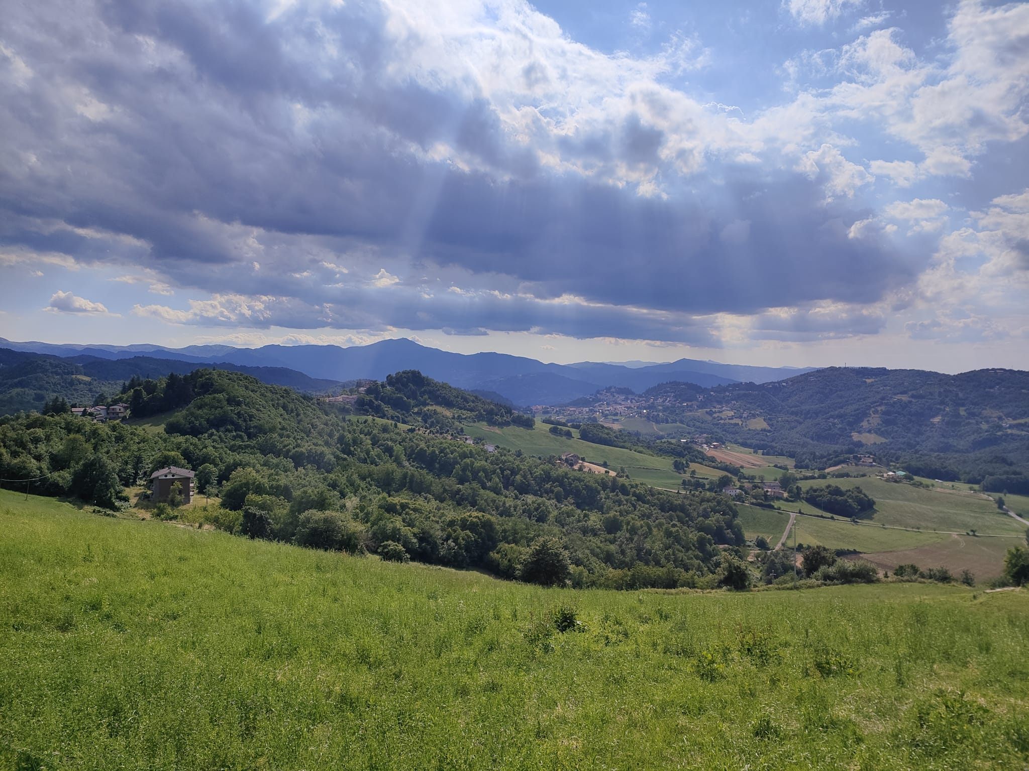 Vista panoramica sul Monte Cimone